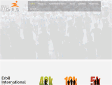 Tablet Screenshot of erbilmarathon.org